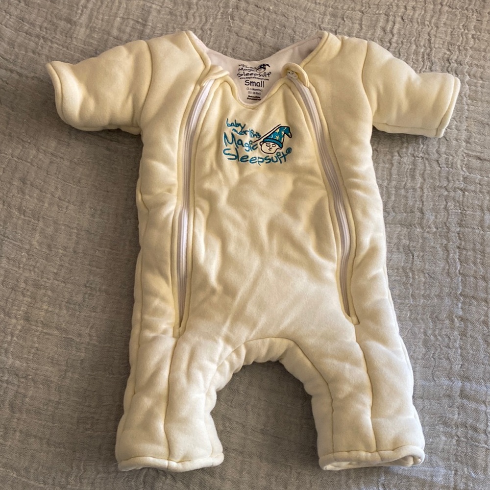 Baby Merlin's Magic Sleepsuit 3-6 months yellow, great condition
